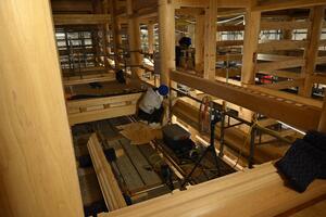 1階御差床　下框取付けのメイン画像