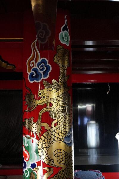 1階御差床　金龍五色之雲 