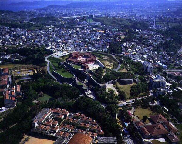 航空写真｜首里城公園全景－北西側より