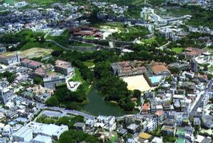 航空写真｜首里城公園全景－北側よりのメイン画像