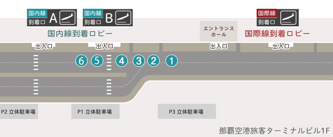 那覇空港バス乗り場