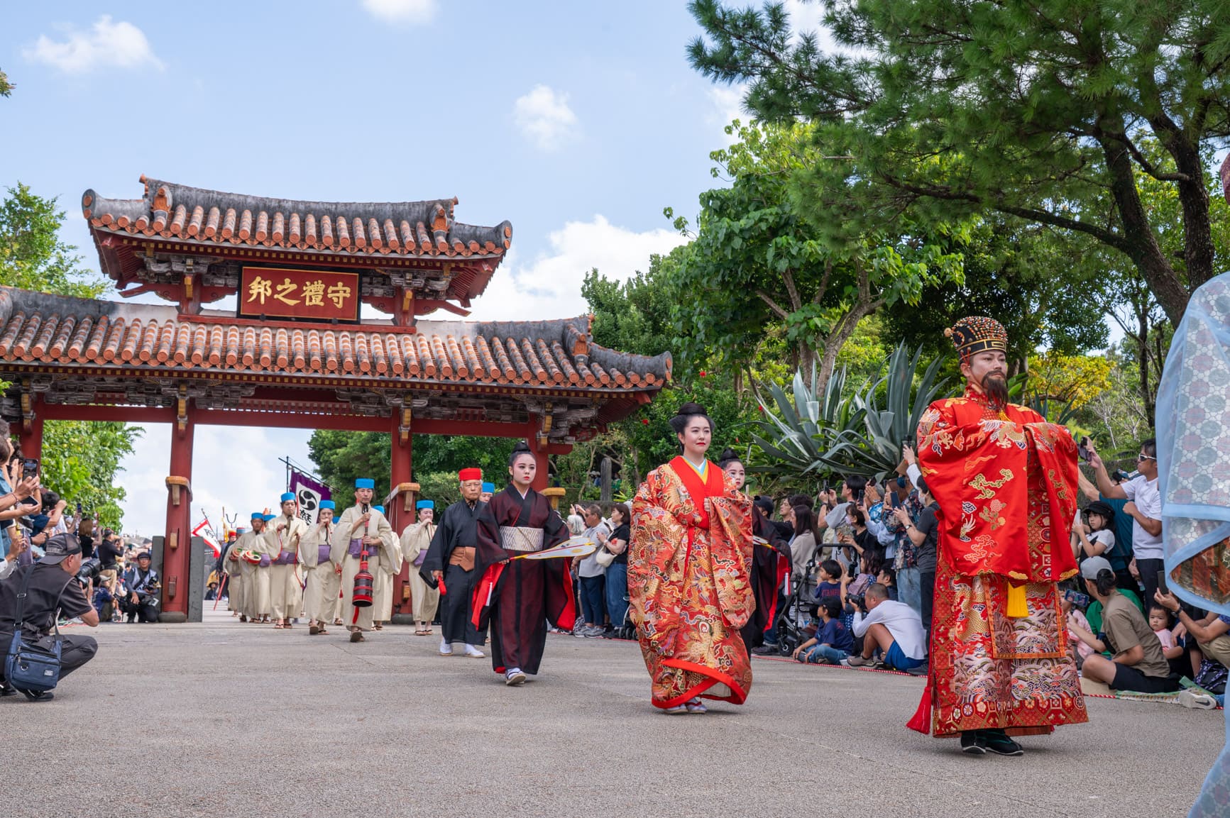 琉球王朝祭り首里「古式行列」