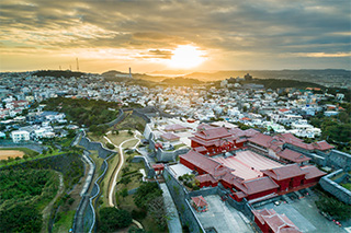 上空から見た首里城（２）